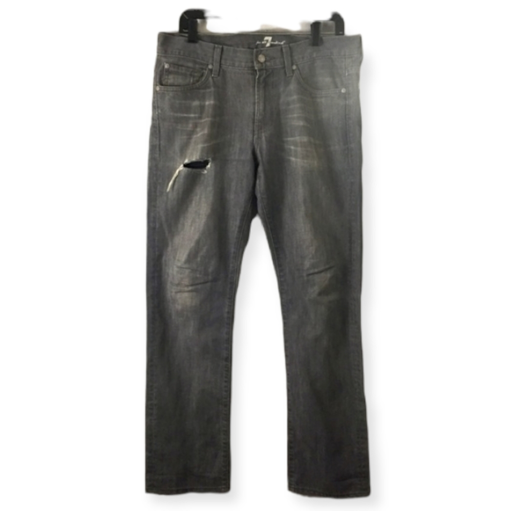 7 for All Mankind Slimmy Gray Jeans